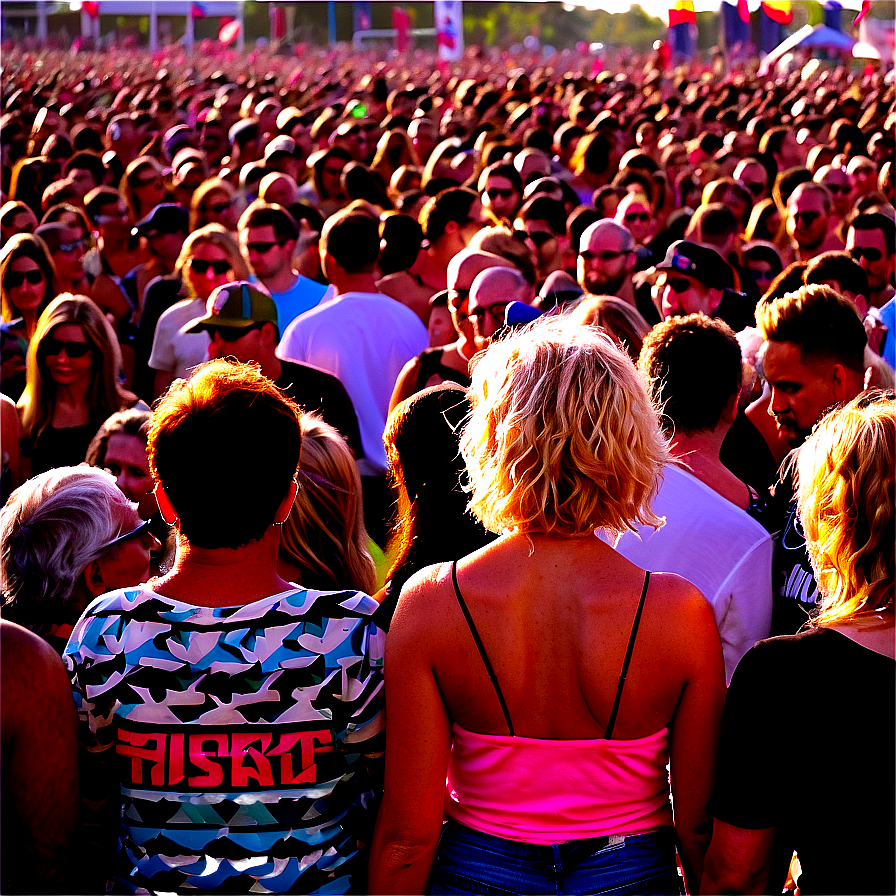 Music Festival Crowd Png Vnb PNG