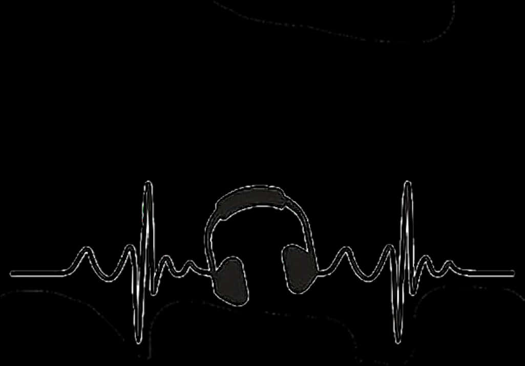 Music Heartbeat Waveform PNG