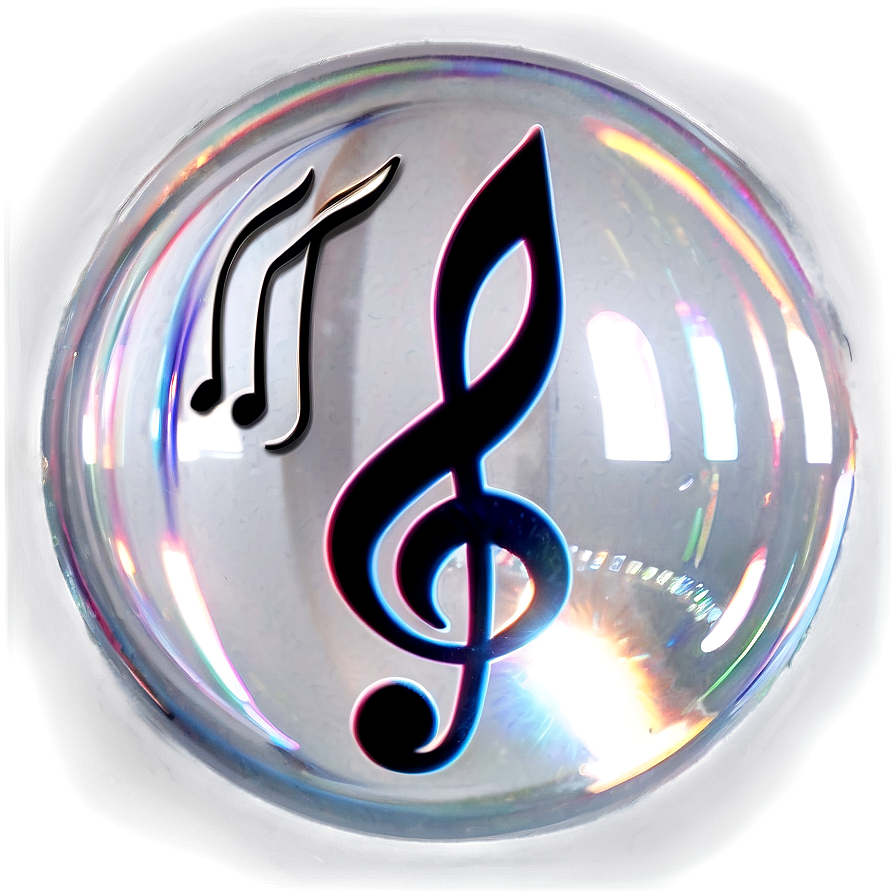 Music Note In A Bubble Png Hfo PNG