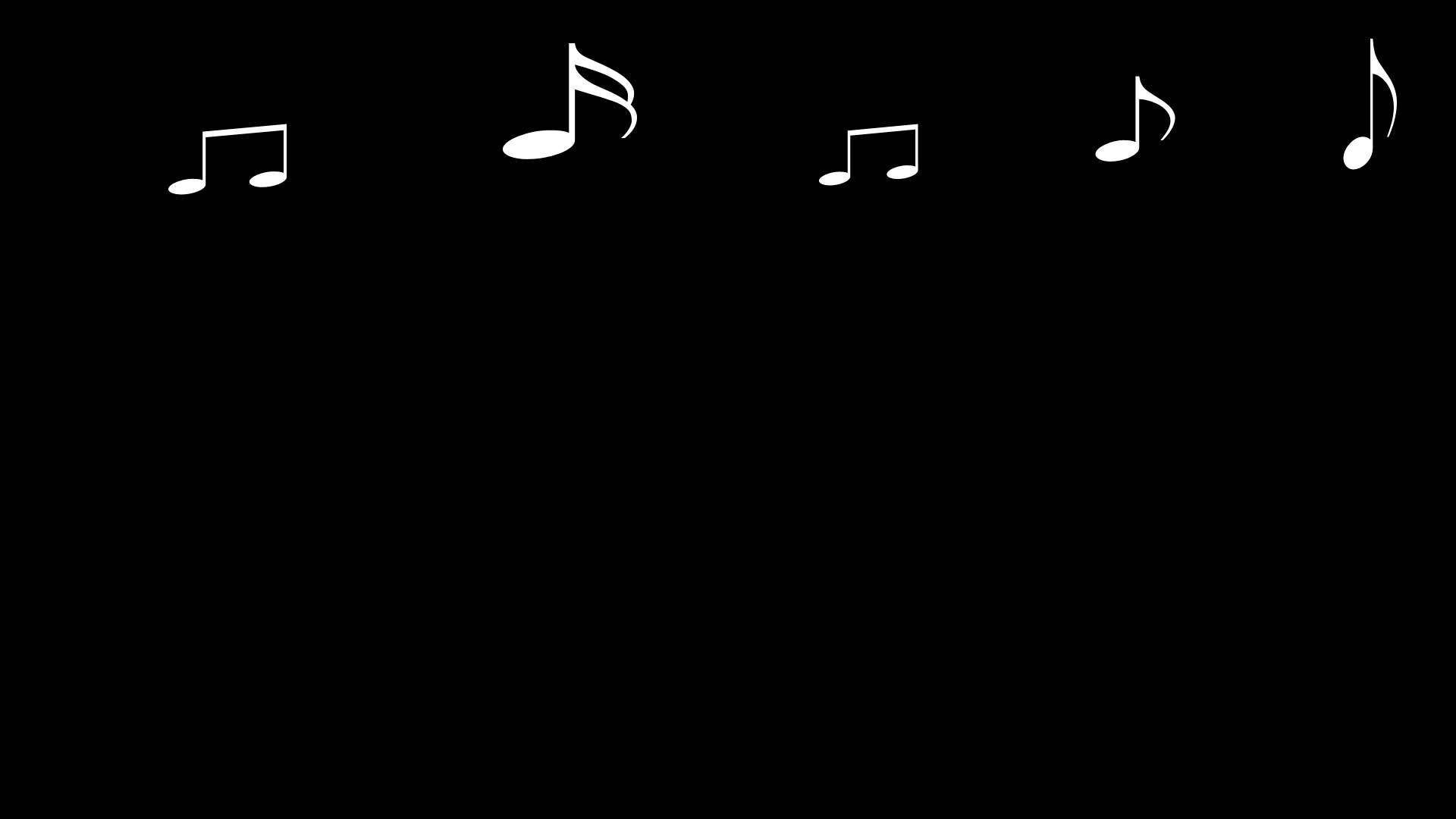 Music Note In Cool Black