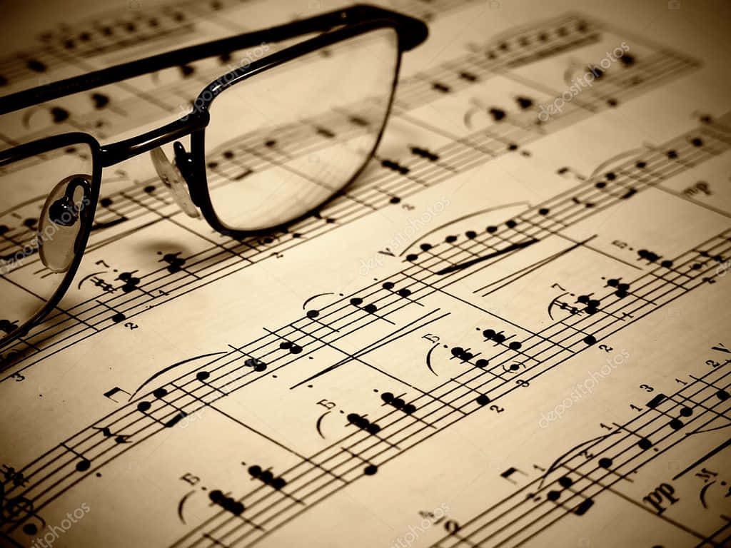 Music Notes in Harmony Wallpaper
