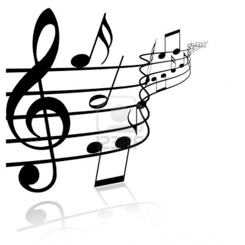 Genießedie Melodie Der Musik Wallpaper