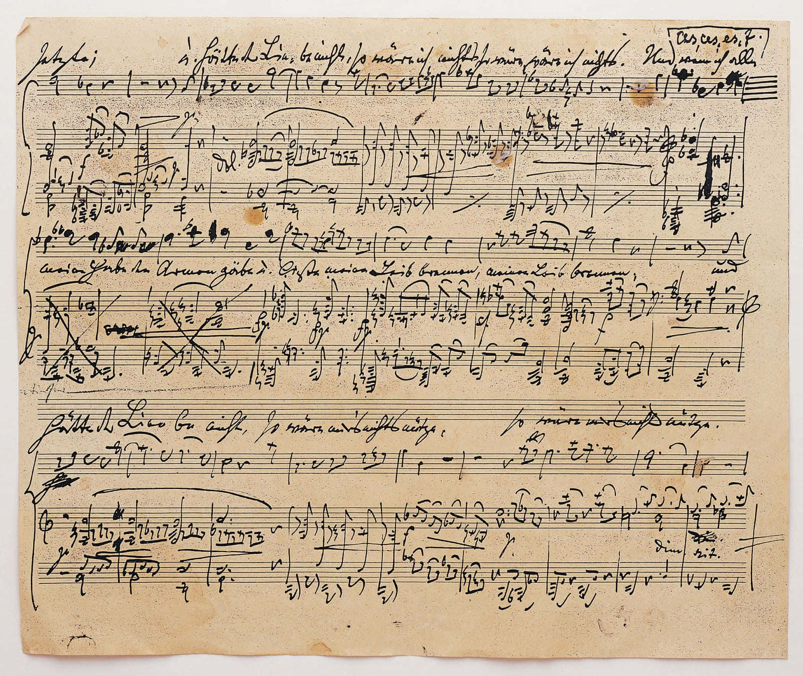 Picture Of Written Music Notation