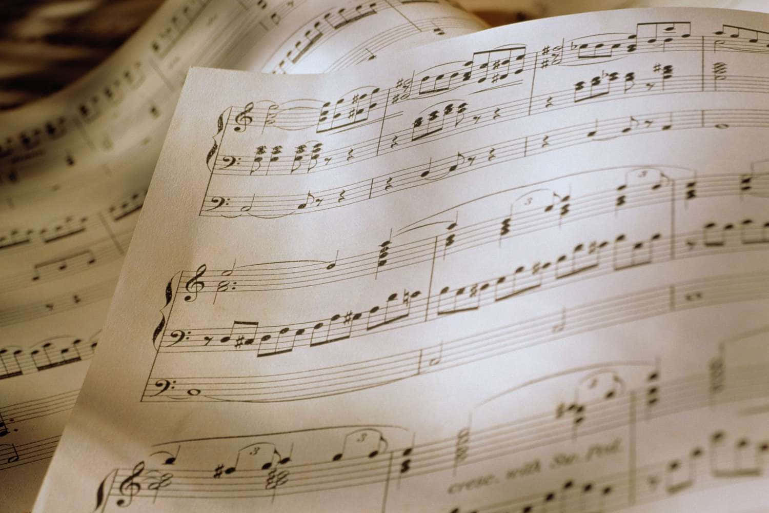 Picture Of Sheet Music