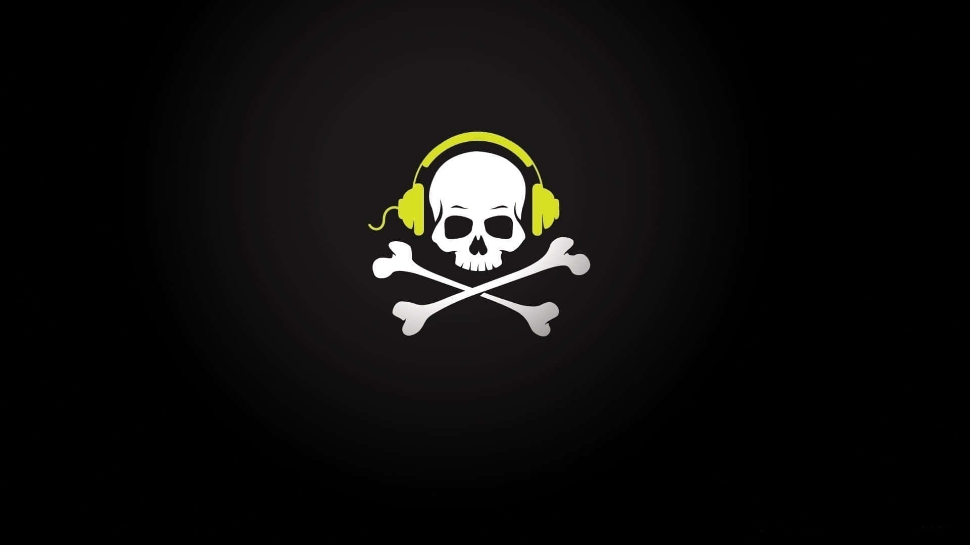 Music Pirate Skull Wallpaper Wallpaper