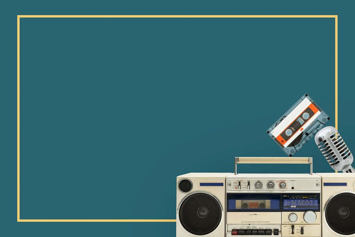 Music Radio Cassette Digital Art Wallpaper