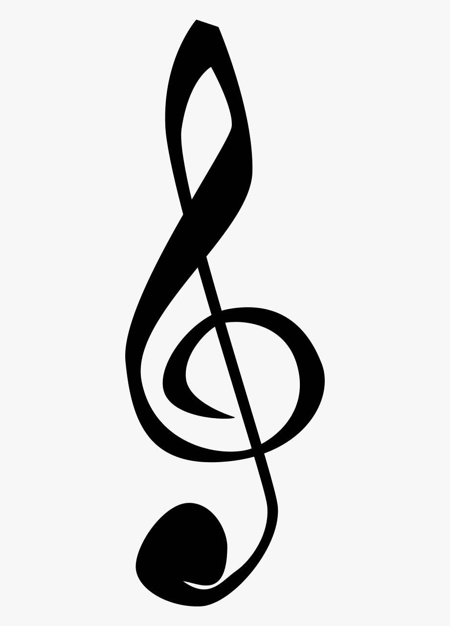 Musiksymboleschwarze Violinschlüssel Wallpaper