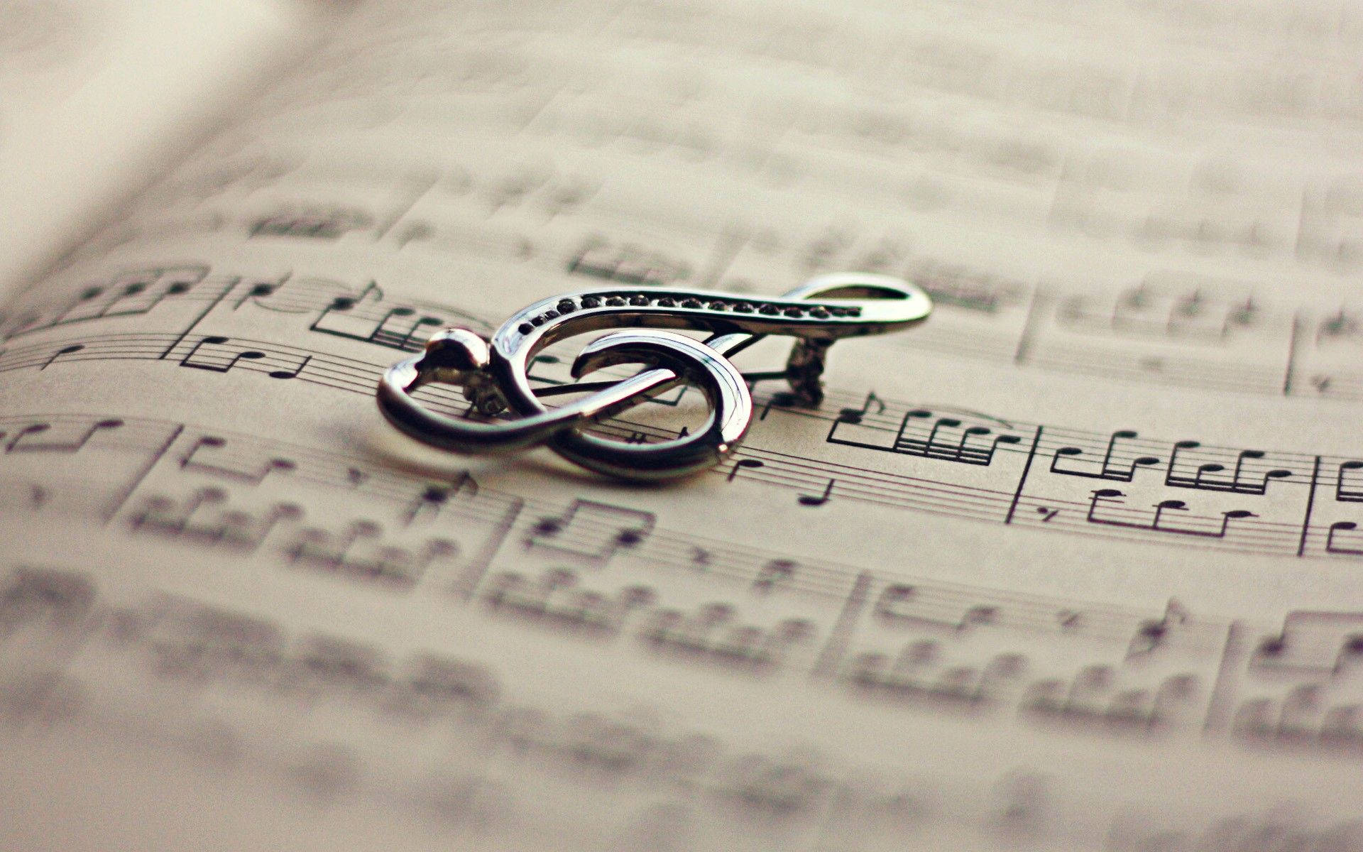 Musiksymboleviolinschlüssel Anhänger Wallpaper