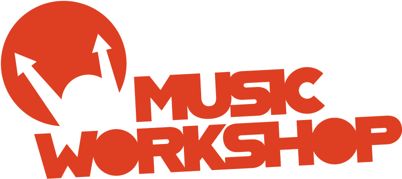 Music Workshop Logo_ Red Background PNG