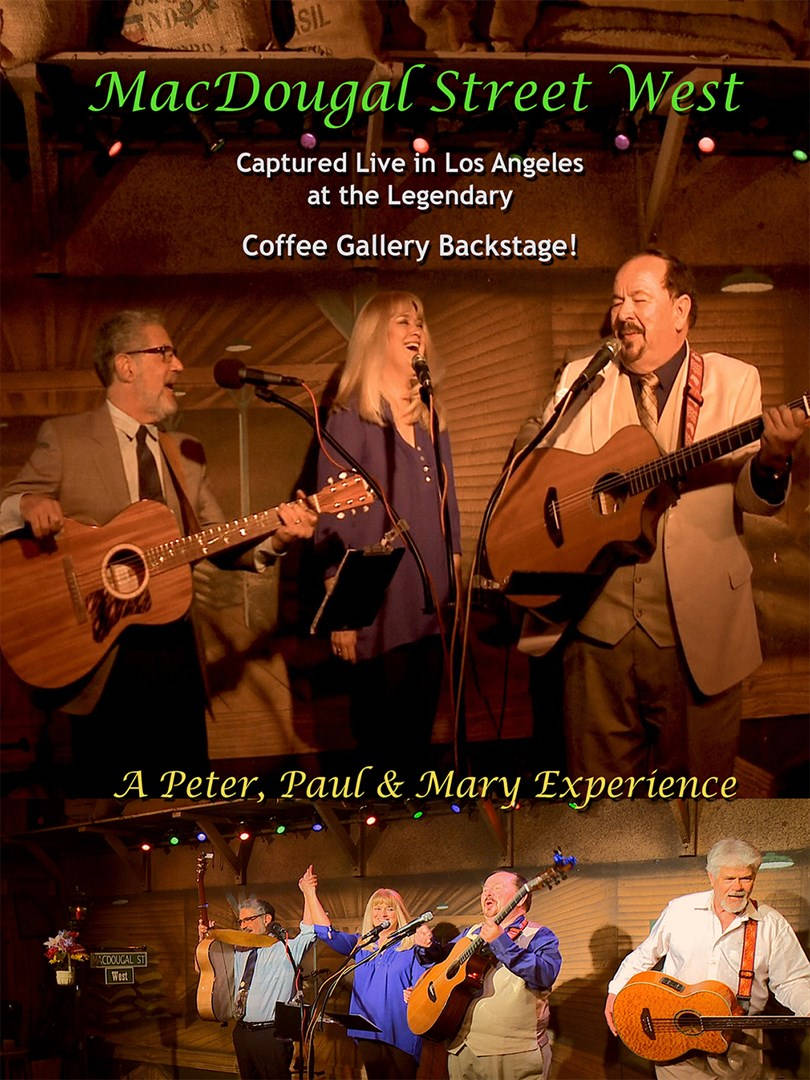 Vintage Poster of the Peter, Paul, and Mary Musical Group Wallpaper