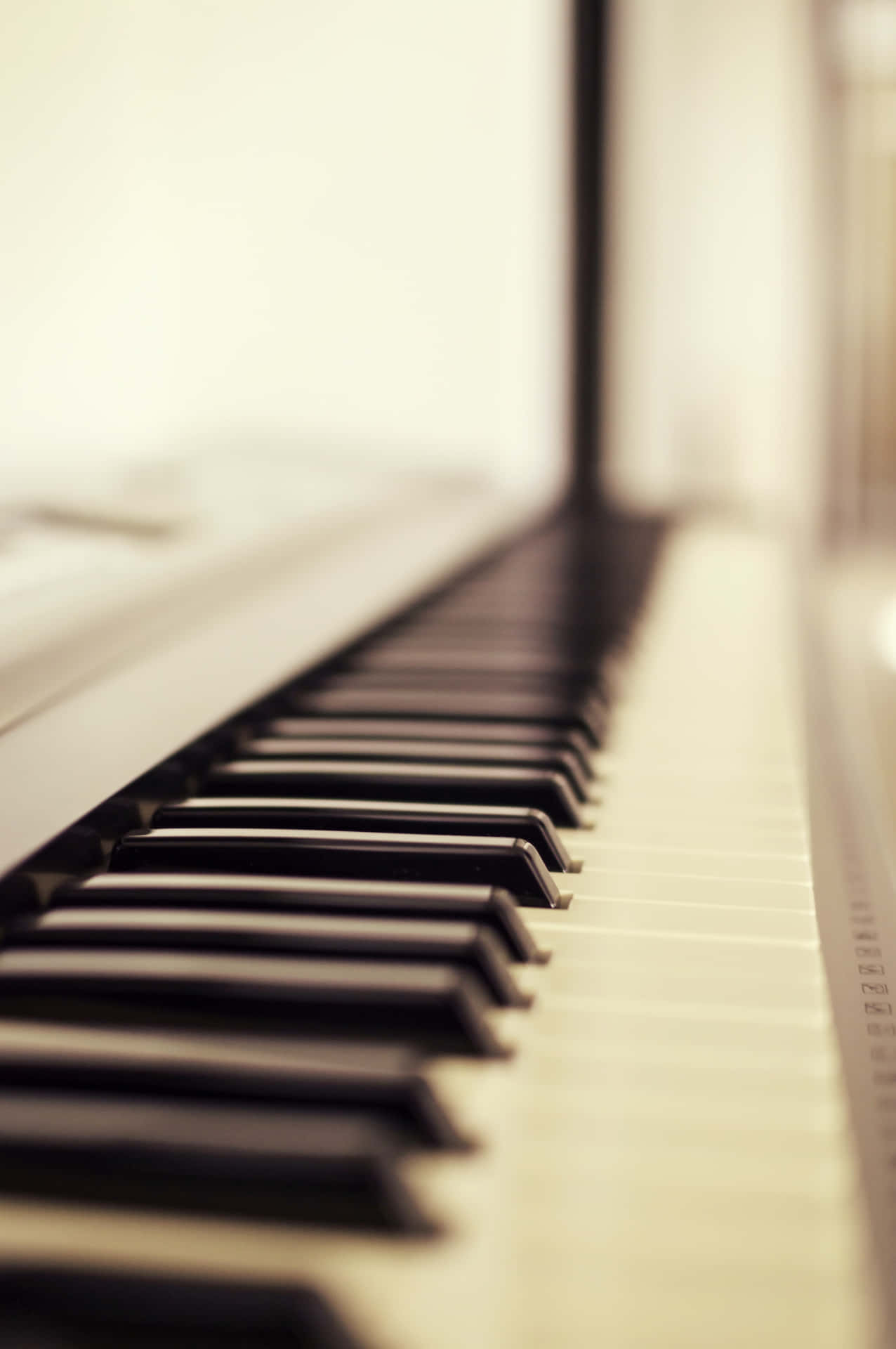 Imagenen Primer Plano De Un Teclado De Piano, Instrumento Musical.