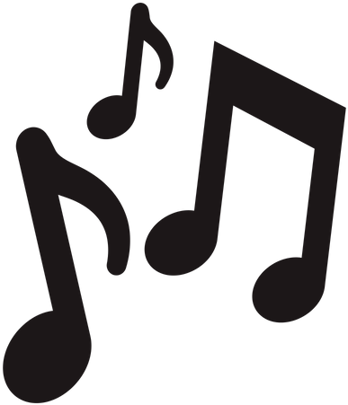 Musical Notes Graphic PNG