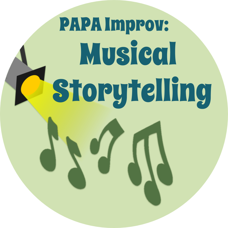 Musical Storytelling Improv Graphic PNG