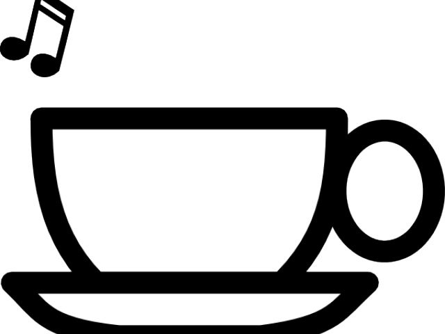 Musical Tea Cup Graphic PNG
