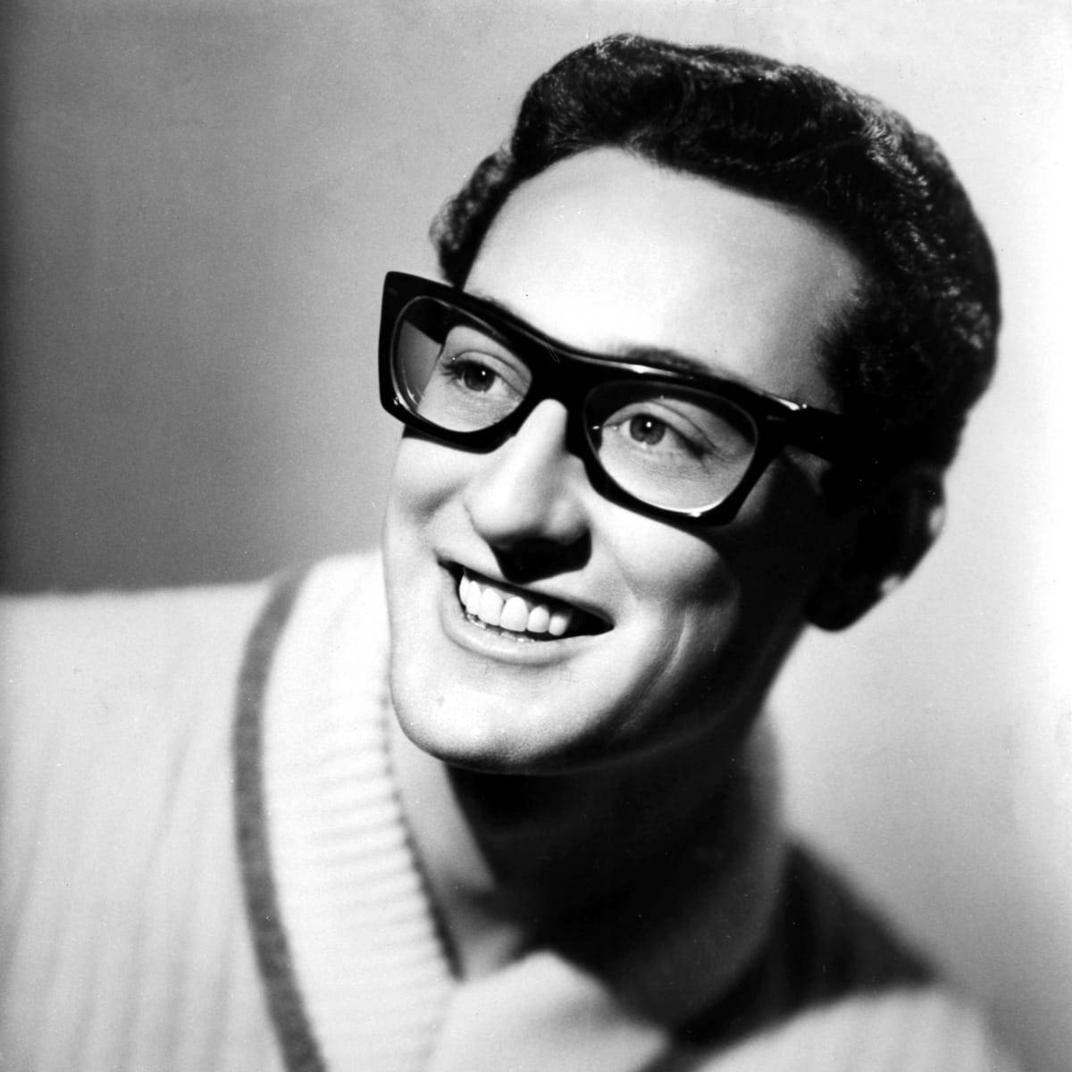 Musician Buddy Holly And The Crickets Portrait Wallpaper