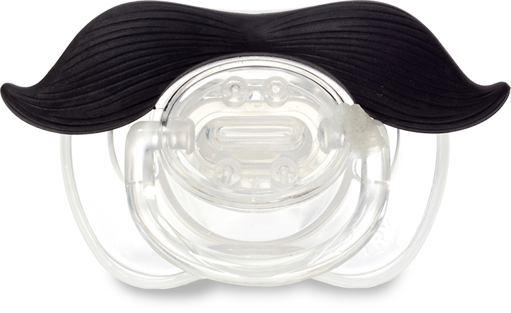 Download Mustache Pacifier Product Image | Wallpapers.com