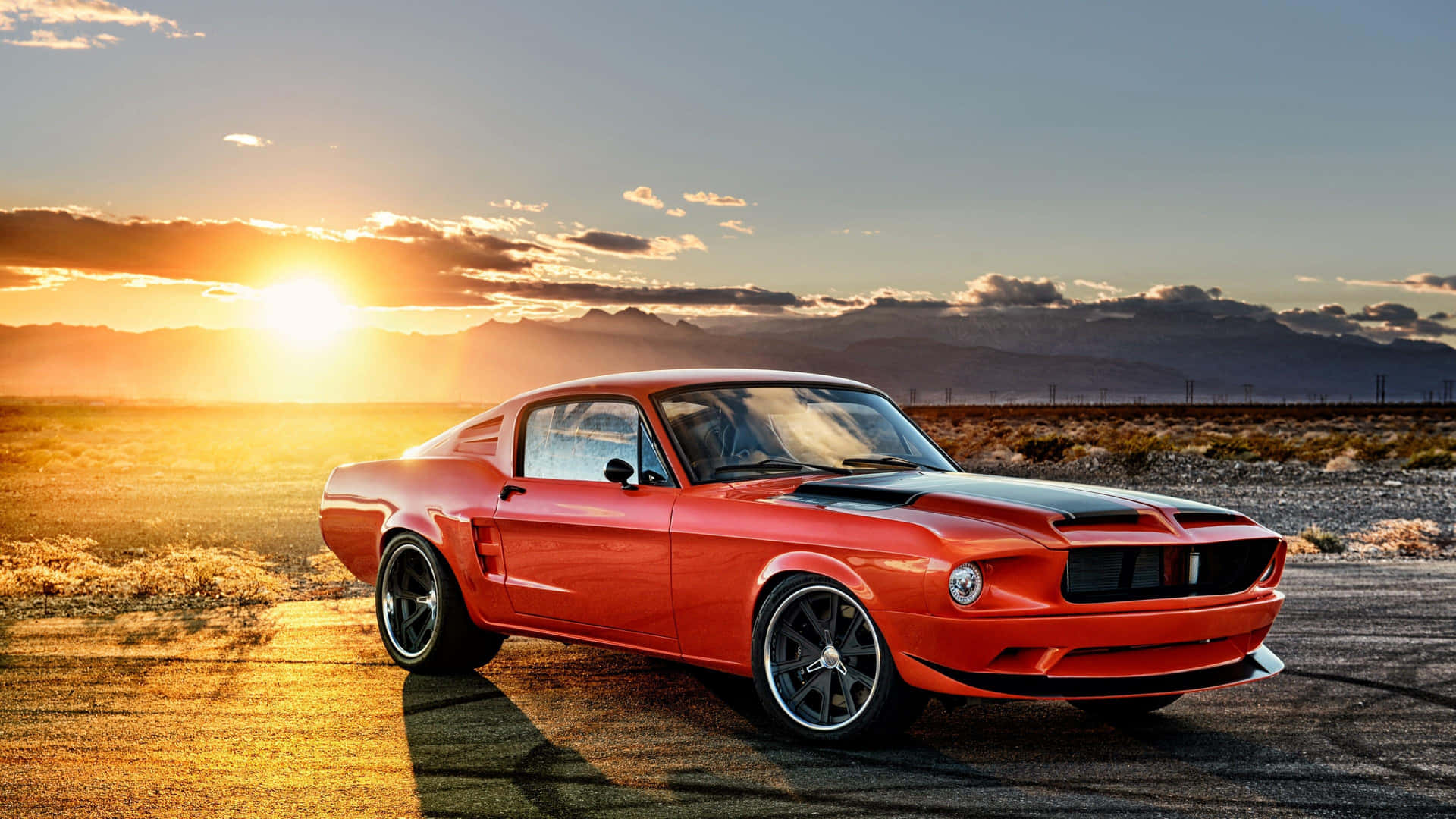 Stunning Ford Mustang Roaring through the Open Road