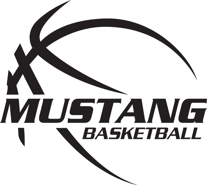 Mustang Basketball Logo PNG
