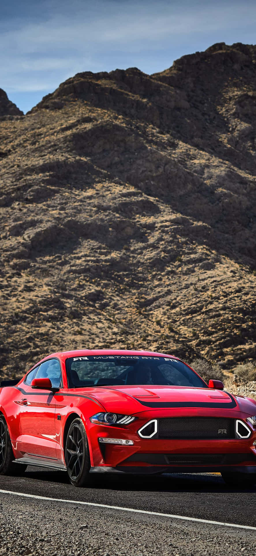 Keep up with the trends with the sleek design of a Mustang iPhone Wallpaper