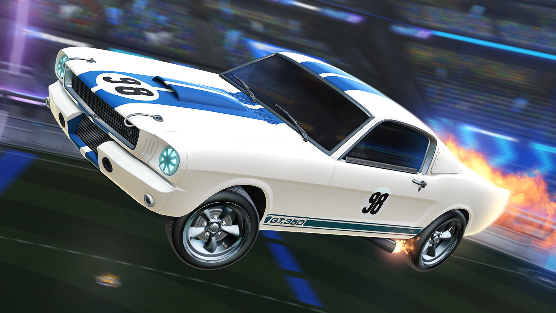 Mustang Shelby Rocket League Car 2K Wallpaper