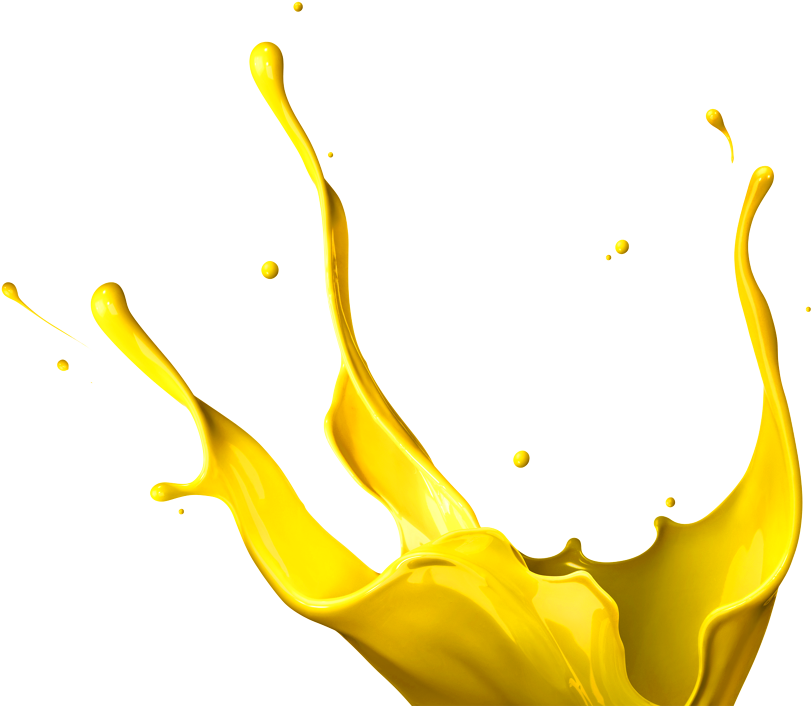 Mustard Splash Art PNG