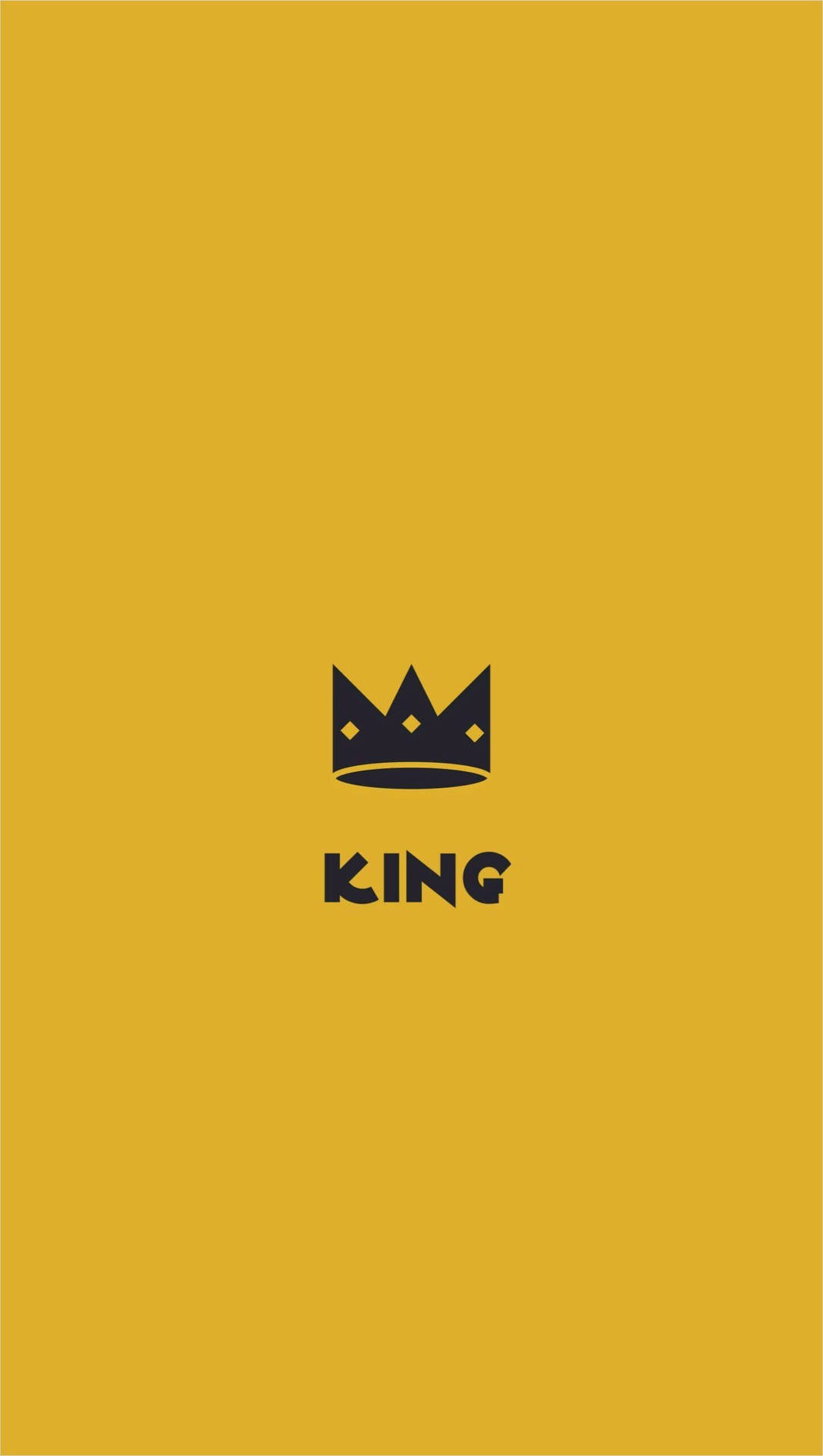 Mustard Yellow King Iphone Wallpaper