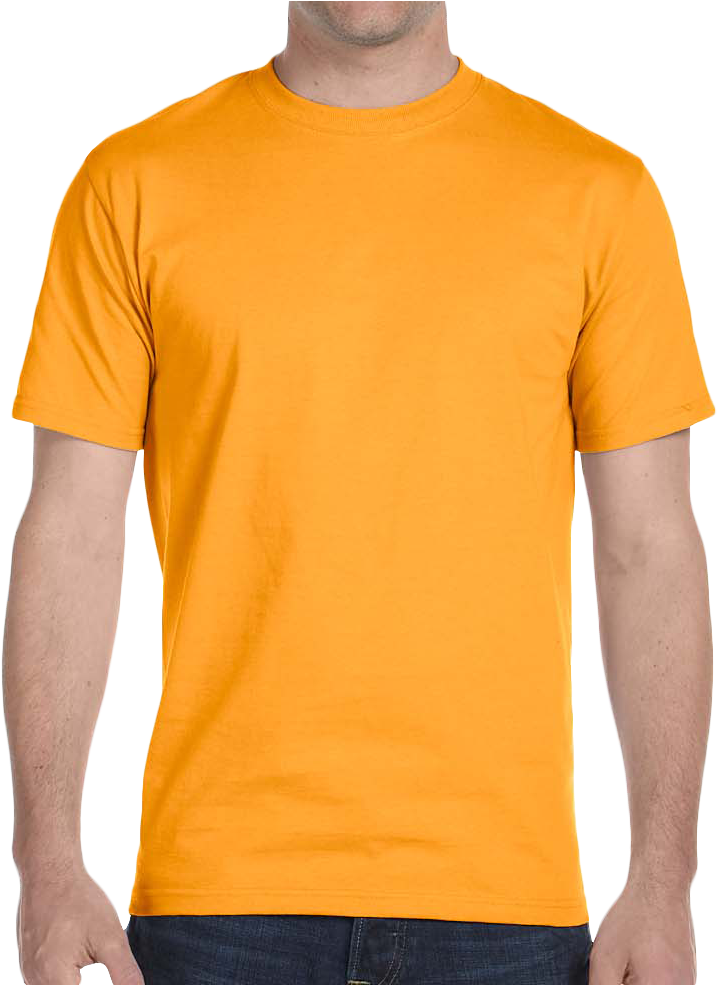 Download Mustard Yellow Tshirton Man | Wallpapers.com