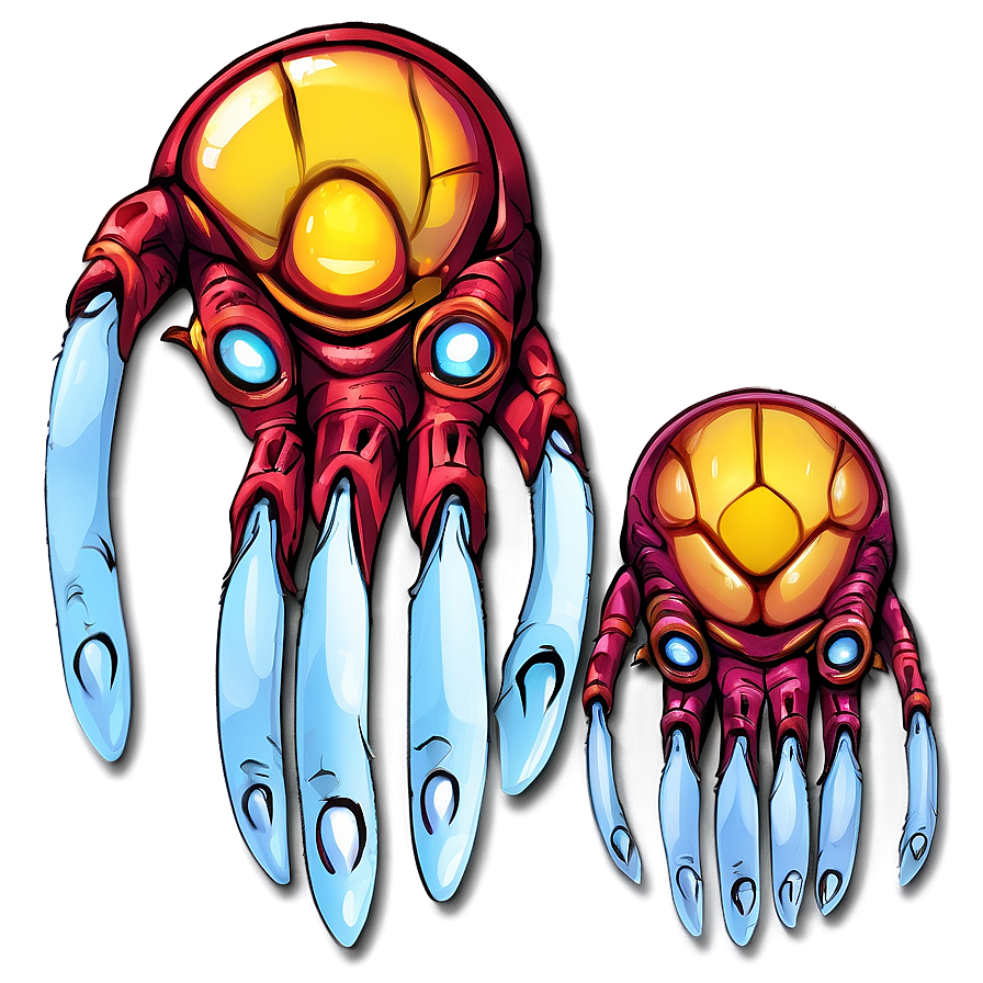 Mutant Claws Illustration Png 06212024 PNG