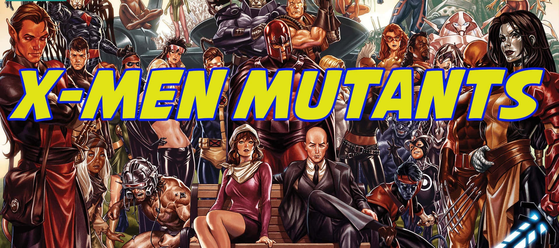 A team of powerful mutants ready for action Wallpaper