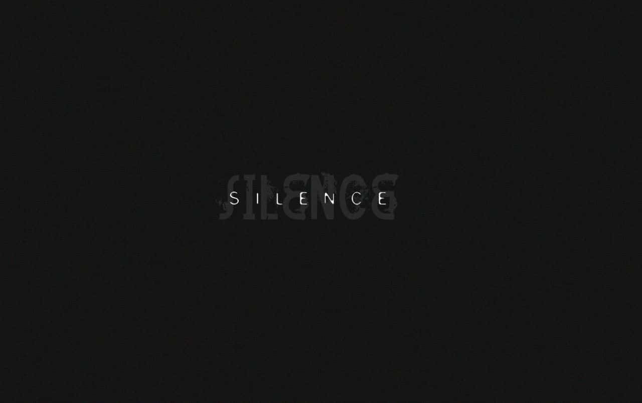Mute Silence Minimalist [wallpaper] Wallpaper
