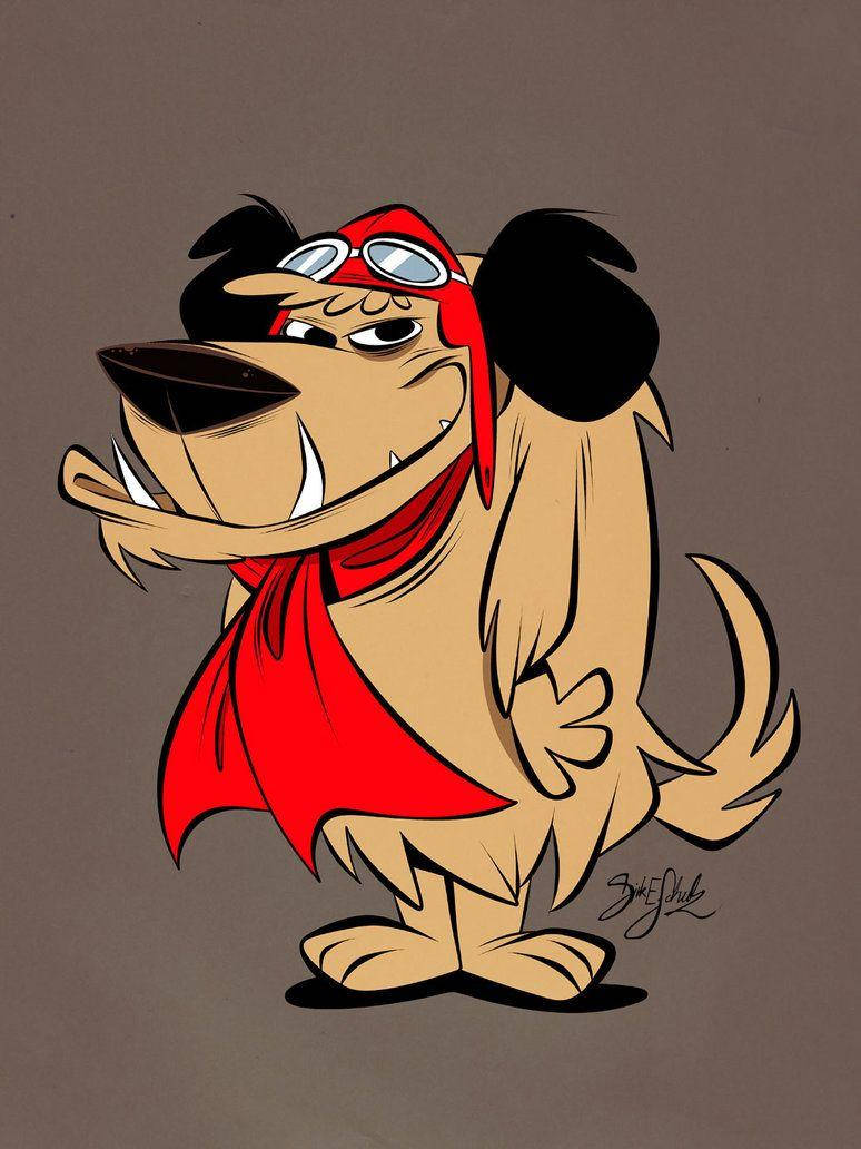 Muttley Animated Character Laughing Wallpaper