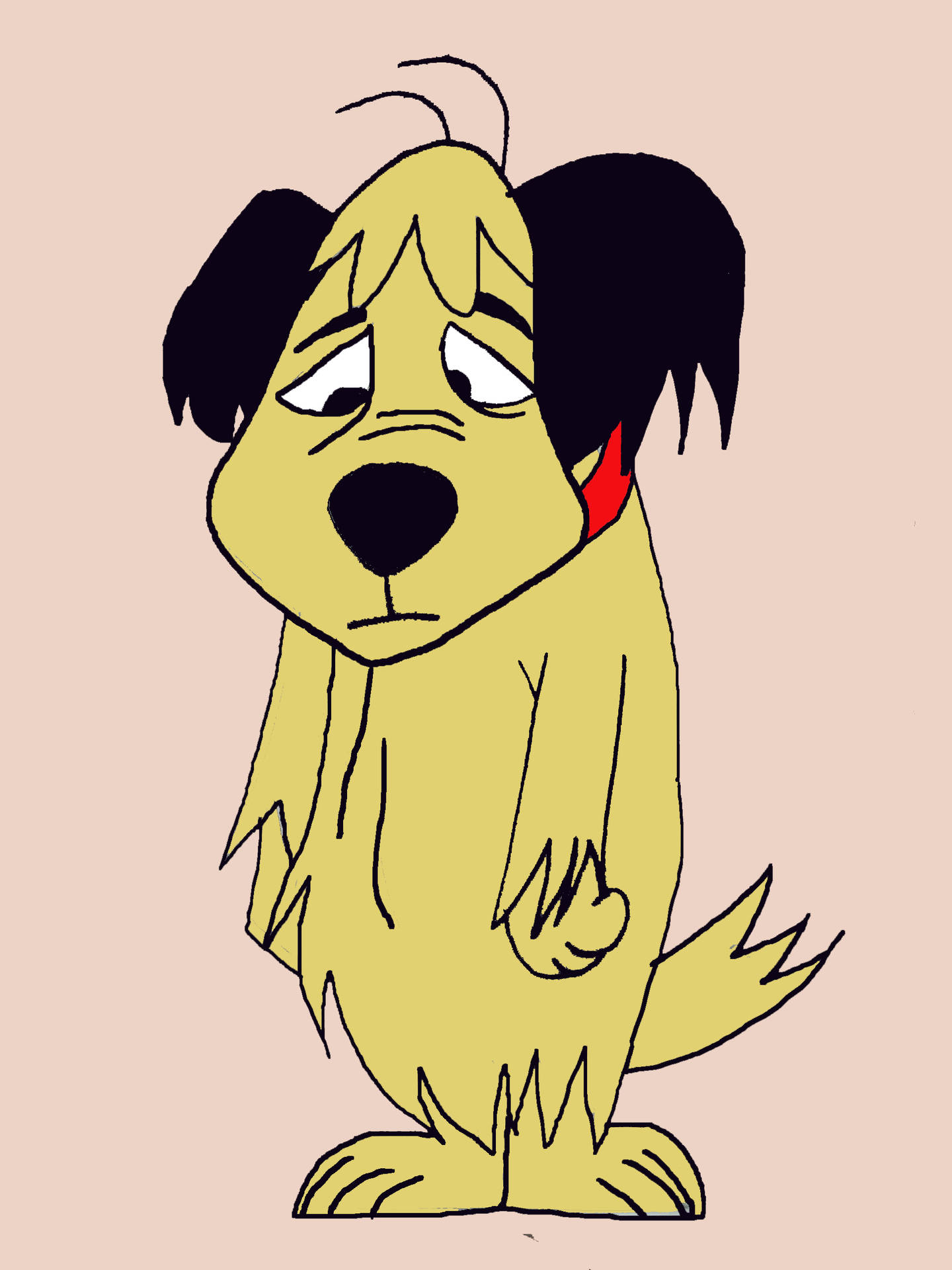 Muttley Simple Drawing Wallpaper