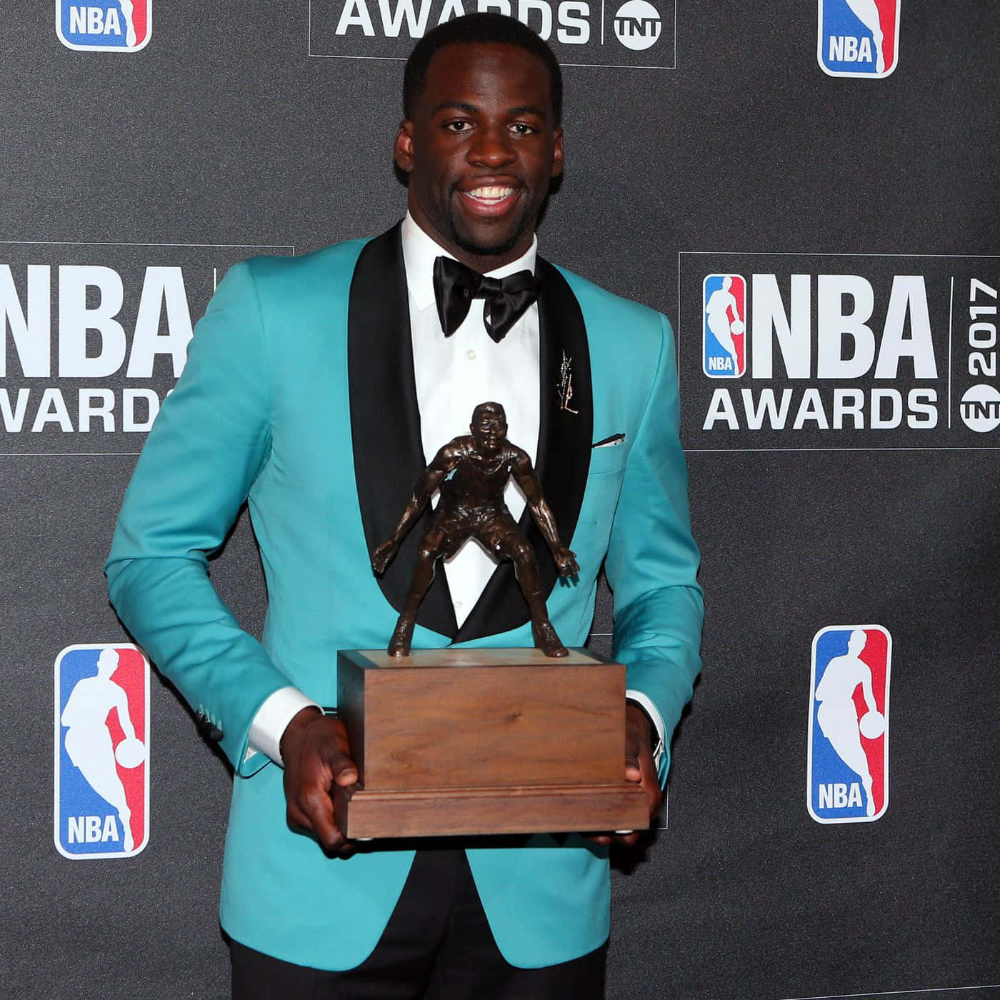 Mvp Speler Houdt Prestigieuze Nba Award Achtergrond