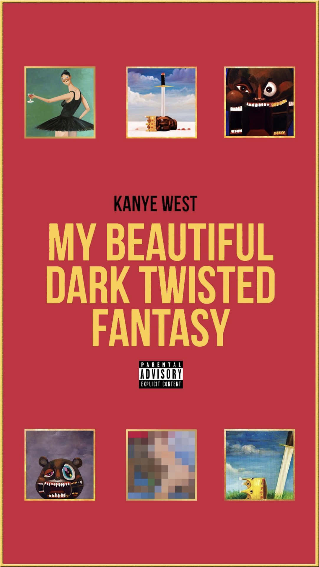my beautiful dark twisted fantasy poster