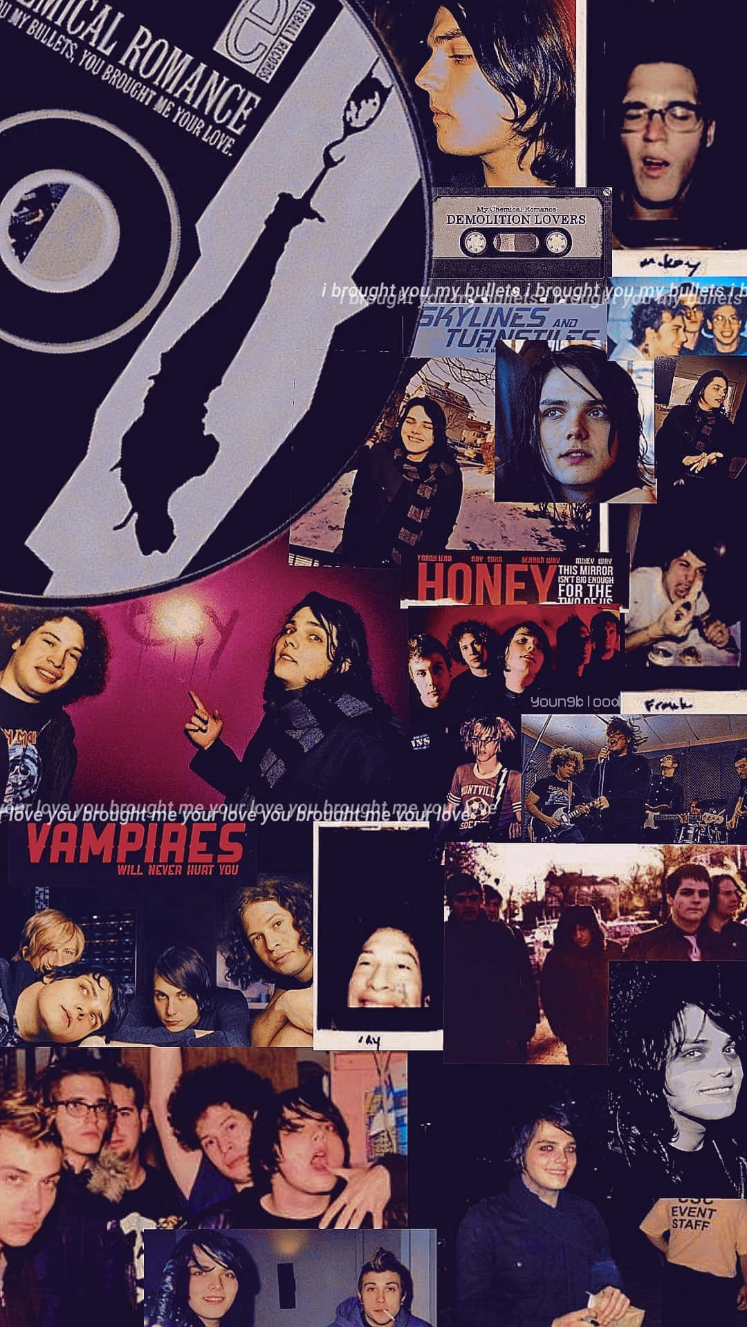 My Chemical Romance Band Artistic Wallpaper Wallpaper