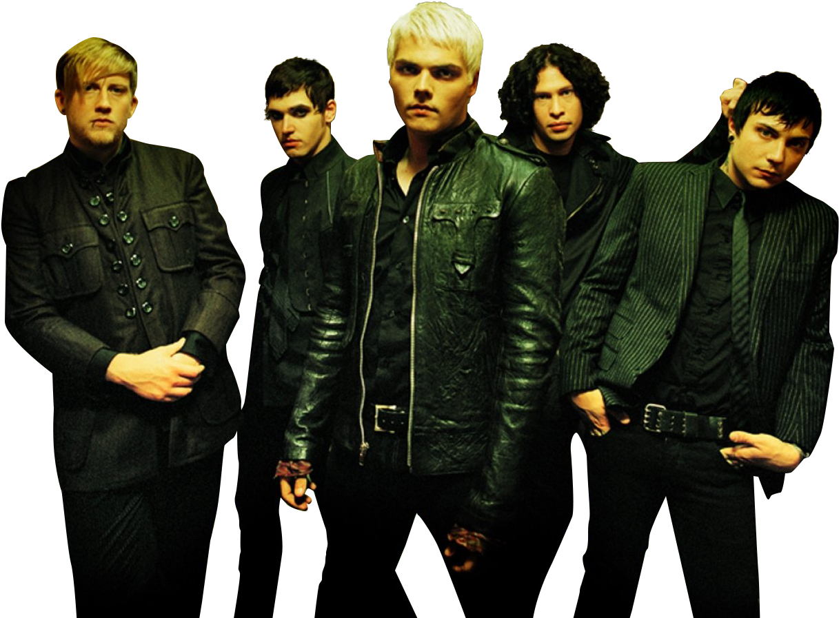 My Chemical Romance Band Members PNG