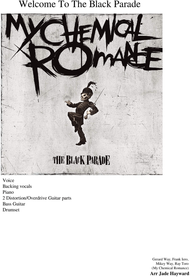 My Chemical Romance Black Parade Cover Art PNG