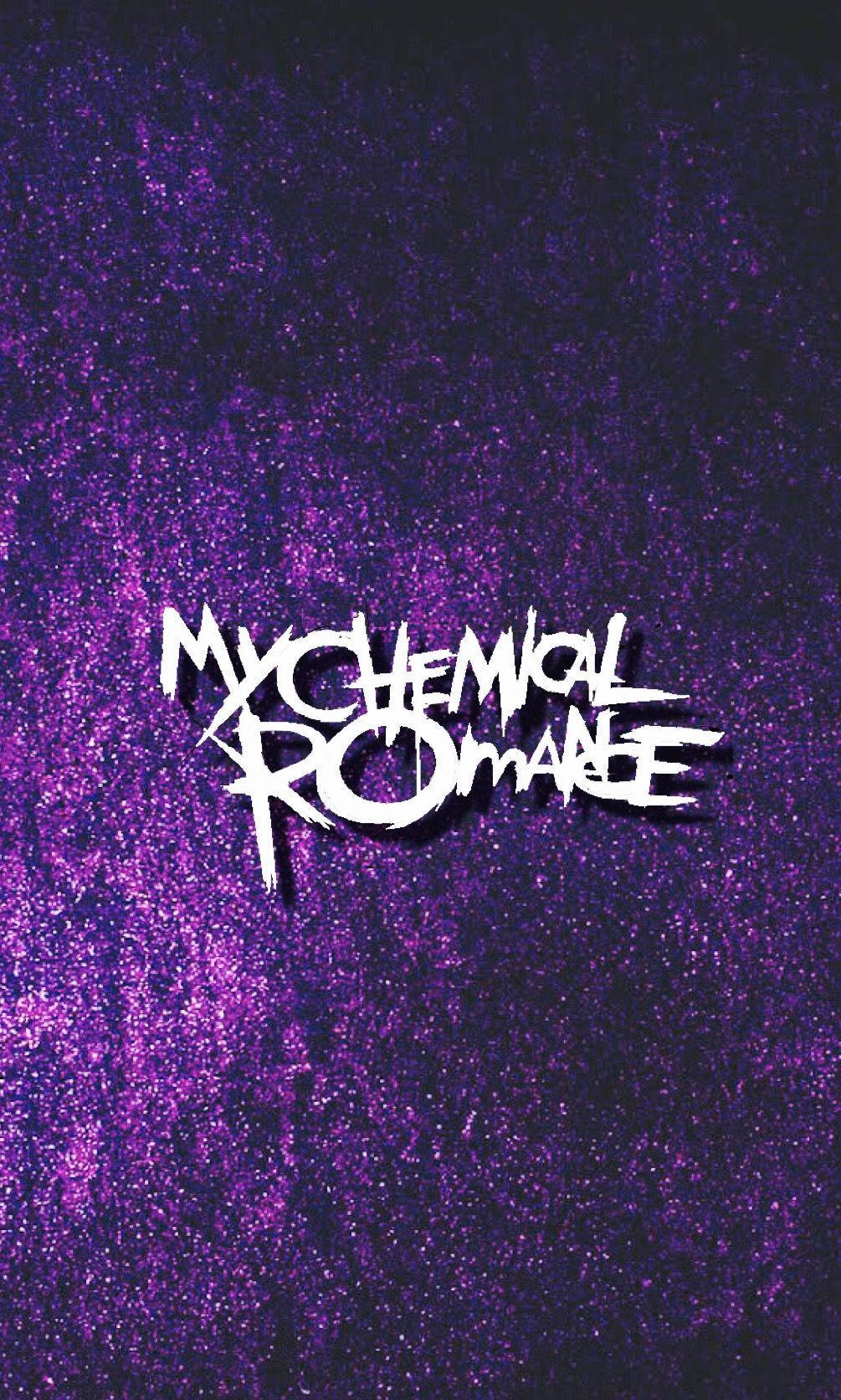 Backgroundmin Mobiltelefonbakgrund Med My Chemical Romance-musik. Wallpaper