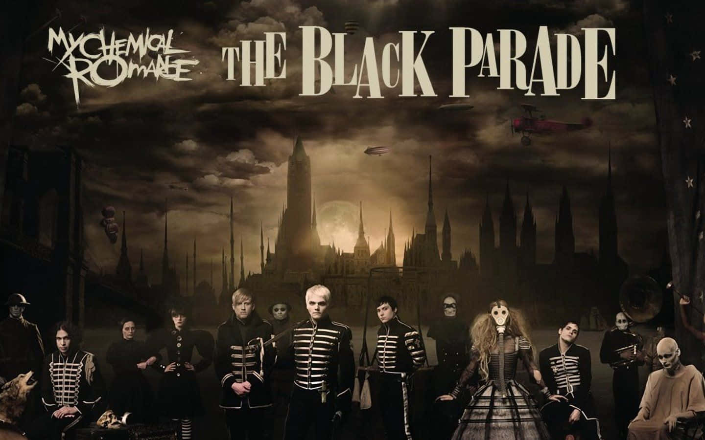 My Chemical Romance The Black Parade Album Cover Wallpaper