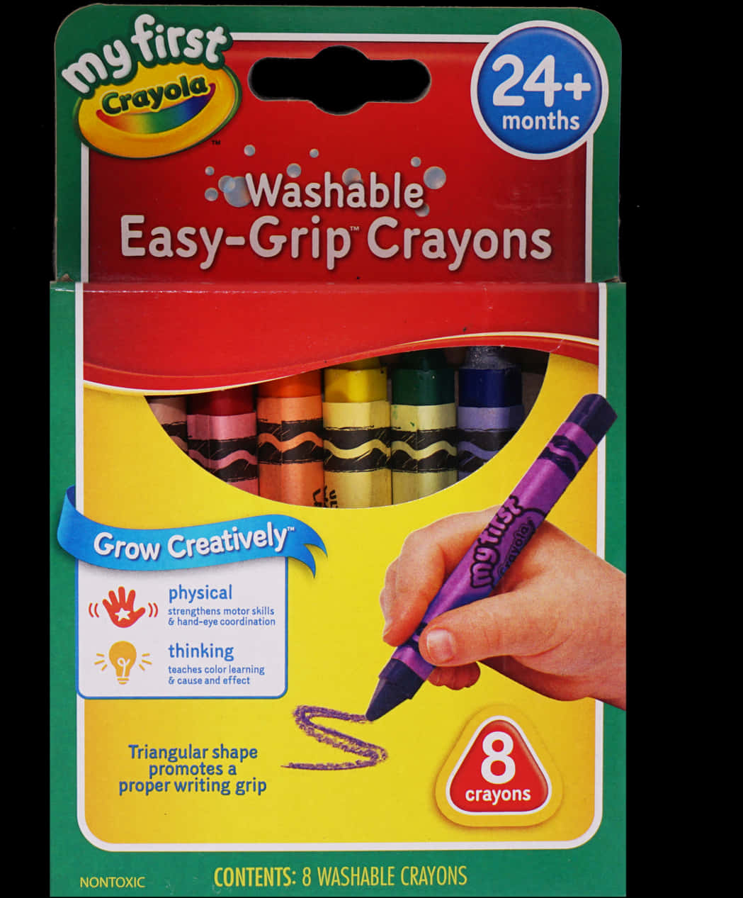 My First Crayola Easy Grip Crayons Packaging PNG