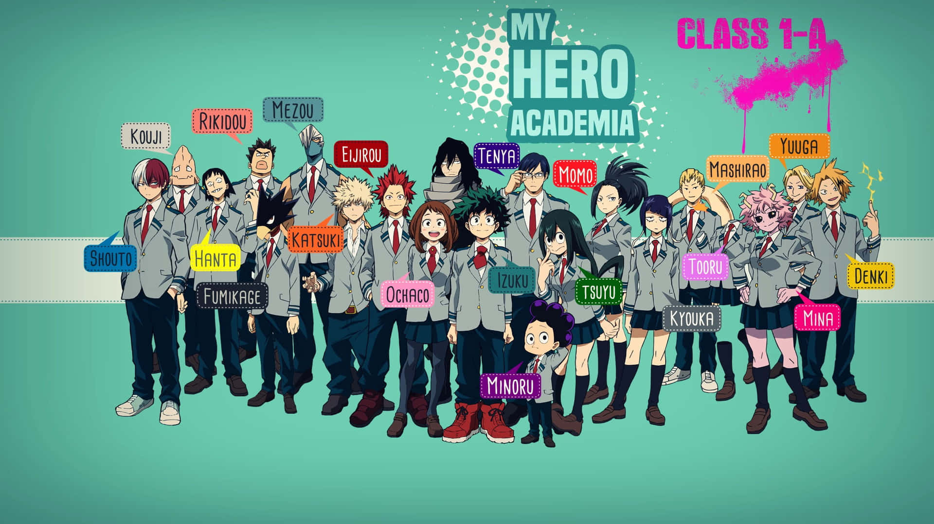 Discover the Aesthetic Beauty of My Hero Academia Wallpaper