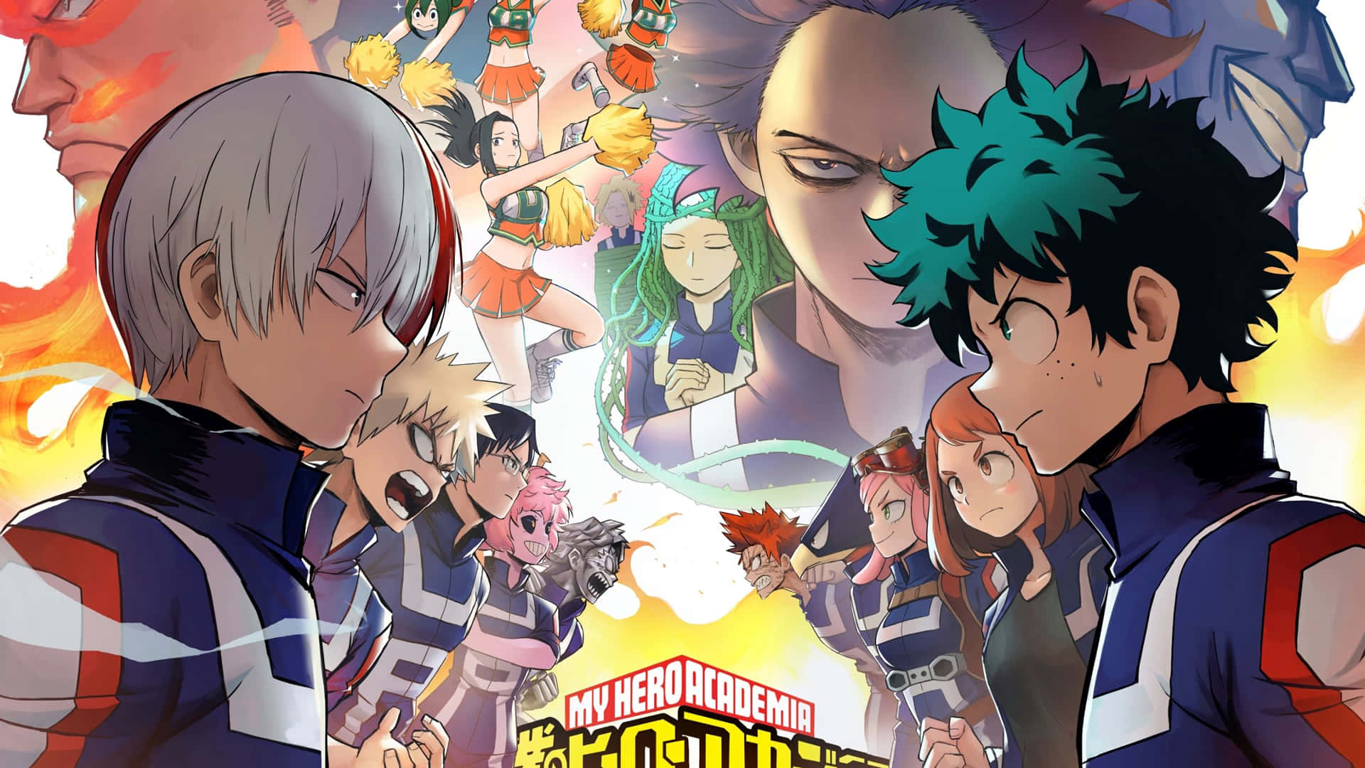 "My Hero Academia: Heroes Fight to Save Humanity!" Wallpaper