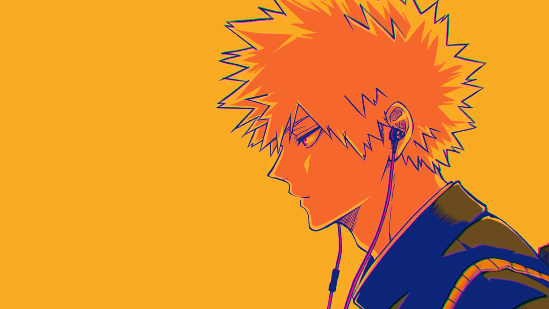 Bakugo uses his Quirk to reign supreme Wallpaper