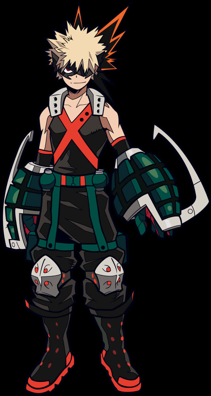 My Hero Academia Character Bakugo Katsuki PNG