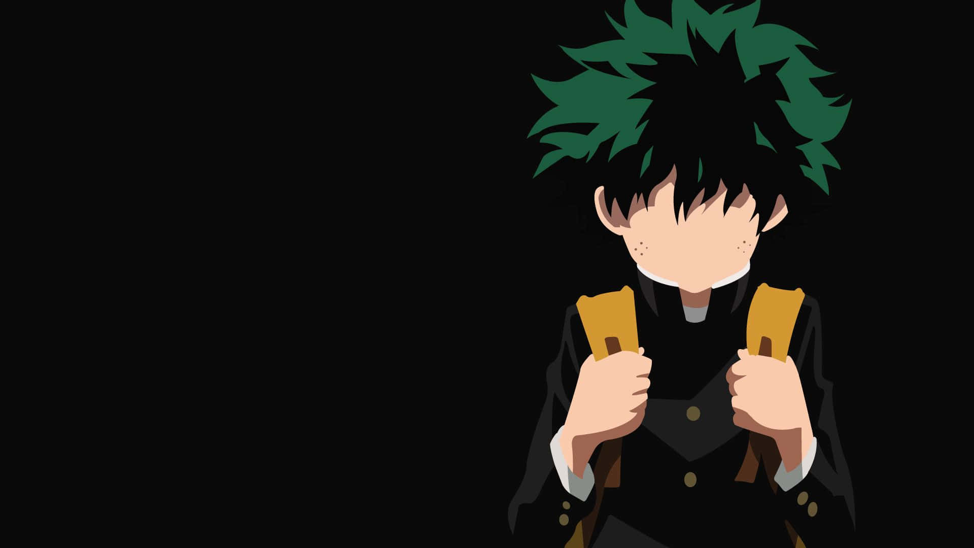Izuku Midoriya, priorly known as "Deku," uses his Quirk, "One For All" to save people Wallpaper