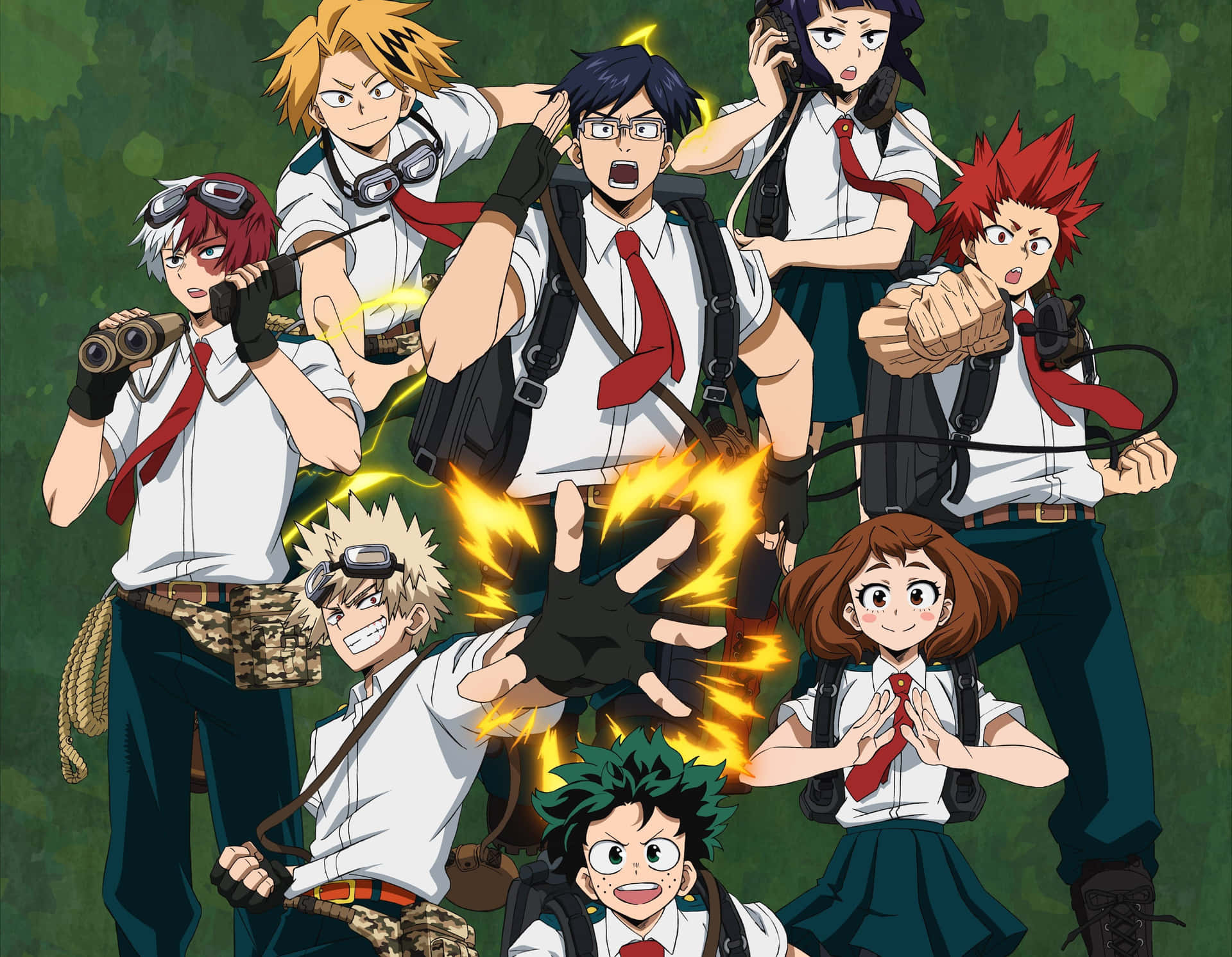 My Hero Academia_ Aventure De Groupe Fond d'écran