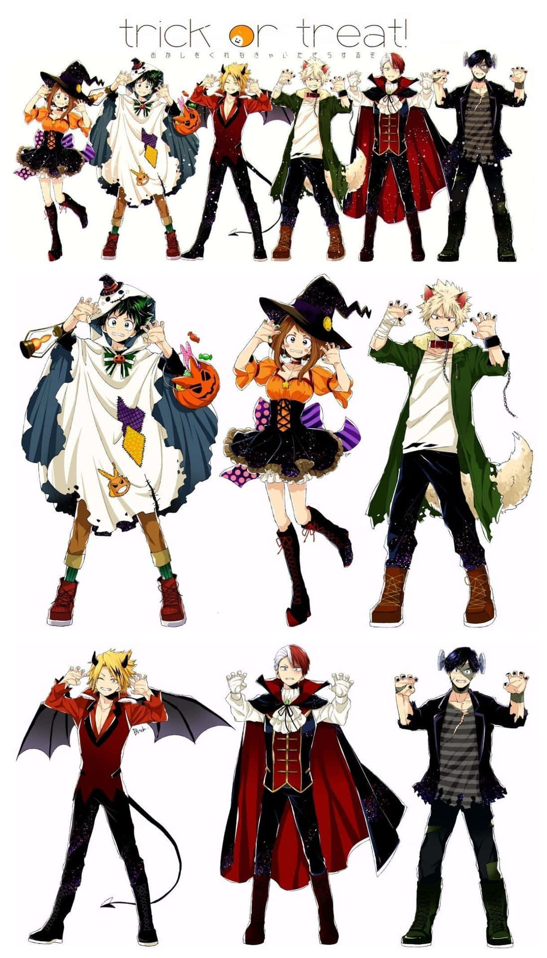 My Hero Academia Halloween Costumes For Trick Or Treat Wallpaper