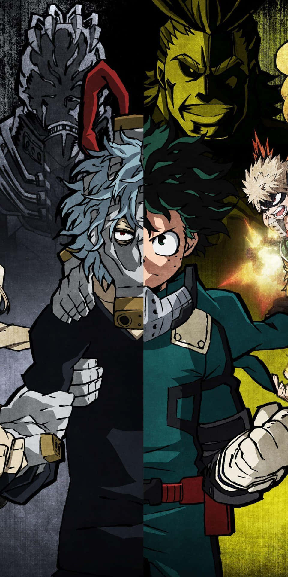 My Hero Academia Heroesand Villains Wallpaper