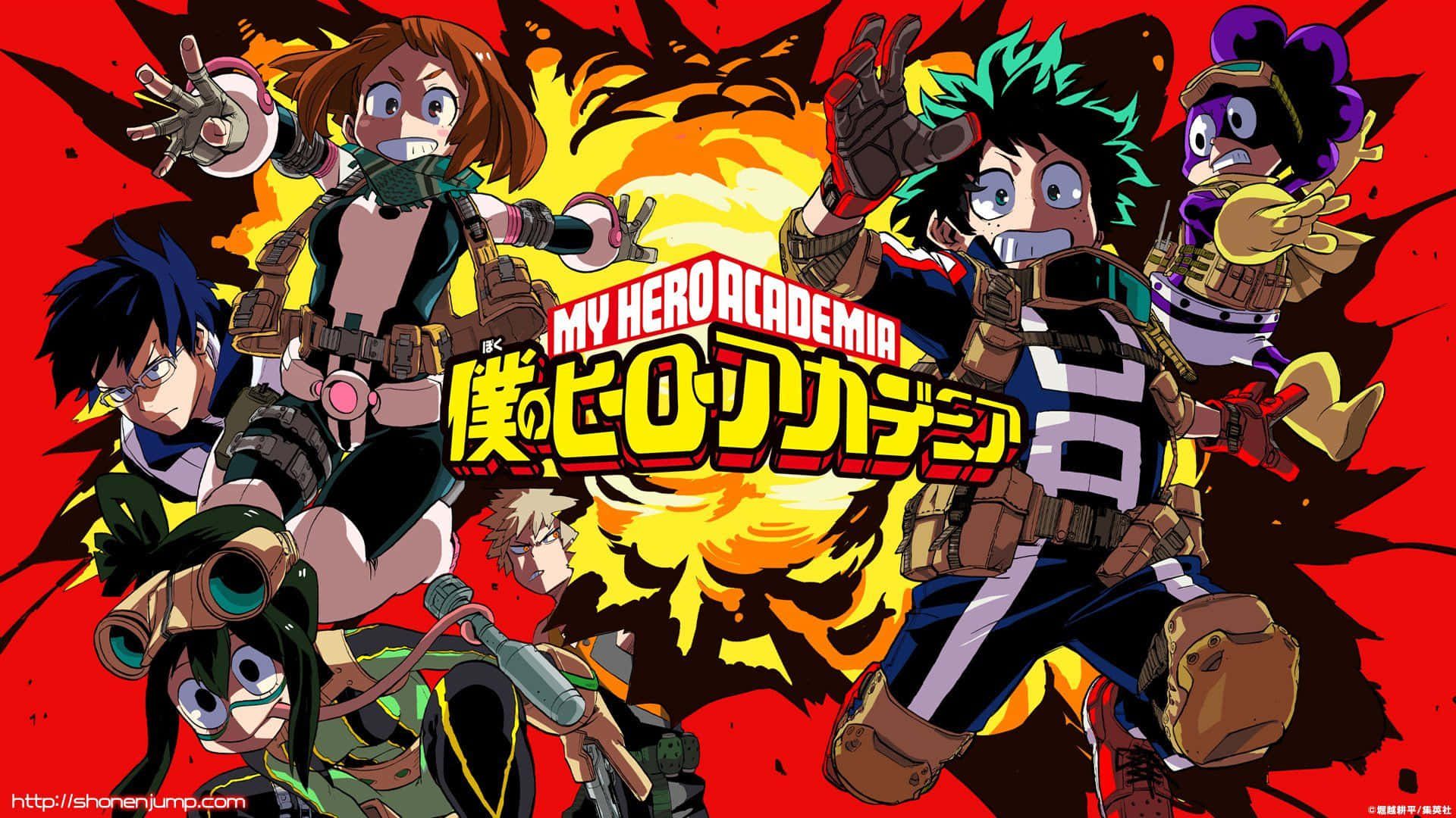 Get inspired with My Hero Academia and this stylish laptop design! Wallpaper