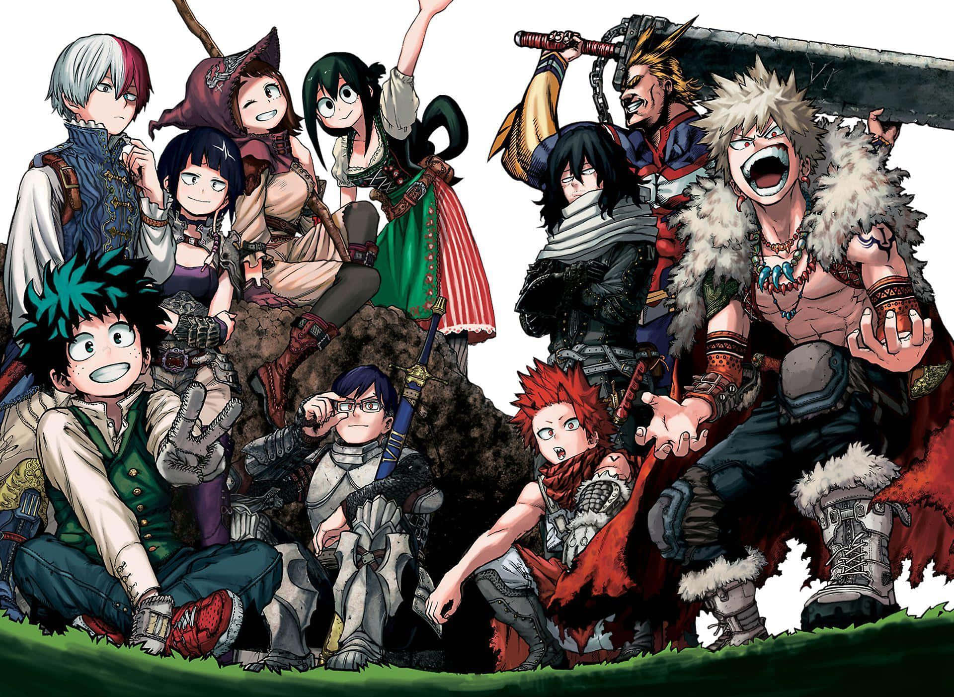 “Experience the thrilling world of MY HERO ACADEMIA” Wallpaper